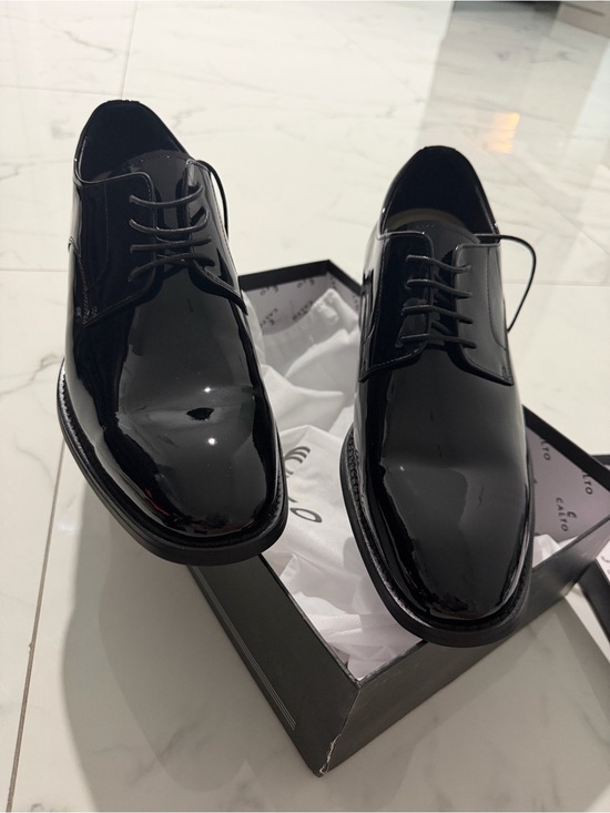 Geox Other - Geox Black Patent Leather Lace-Up Dress Shoes @@@